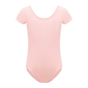 BODY RÓŻOWE BALETOWE GIMNASTYCZNE DO TAŃCA DZIECIĘCE RIBBON PINK