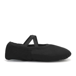 BUTY TANECZNE BURTAN BALETKI "PRINCESS" DO TAŃCA BALETOWEGO BALETU CZARNE