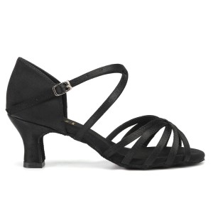 BUTY TANECZNE BURTAN "HAVANA" SALSA BACHATA KIZOMBA LATINO  -   CZARNE 5 CM