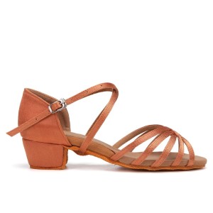 BUTY TANECZNE BURTAN "HAVANA" SALSA BACHATA KIZOMBA LATINO  - BEŻOWE 3,5 CM