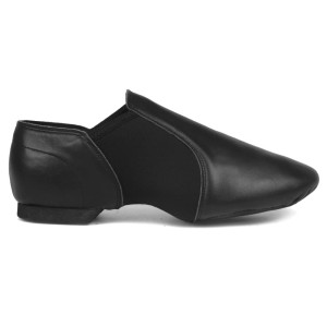 BUTY TANECZNE BURTAN "BROADWAY" DO TAŃCA JAZZOWEGO ELASTYCZNE - CZARNE JAZZ